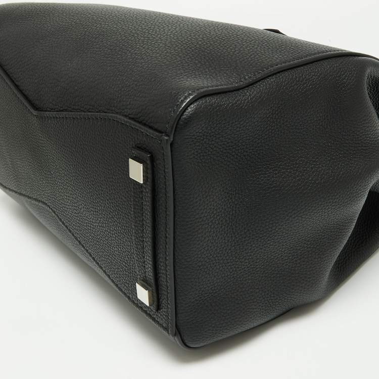 Pre Owned Michael Kors Collection Black Leather Blancroft Tote