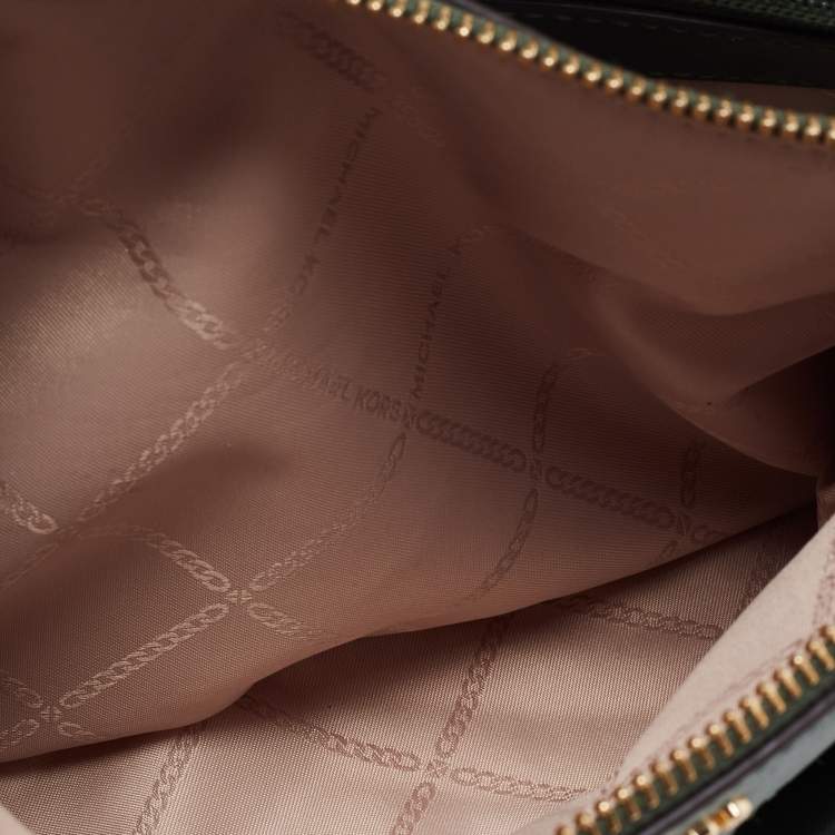 Pre Owned Michael Kors Green Quilted Leather Susan Shoulder Bag