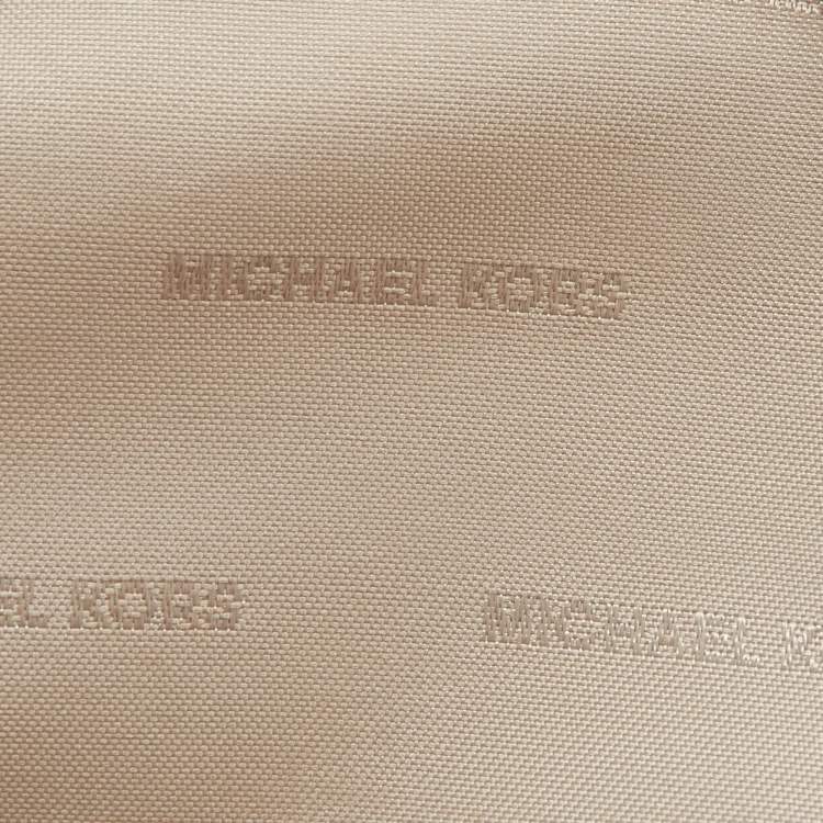 Pre Owned Michael Kors Brown Leather Rhea Zip Backpack
