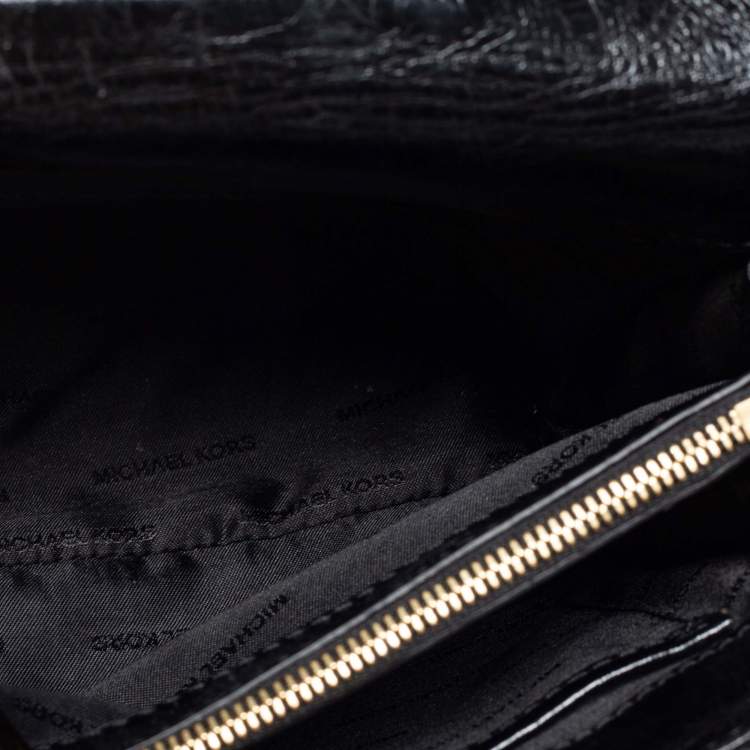 Pre Owned Michael Kors Black Quilted Leather Whitney Shoulder Bag