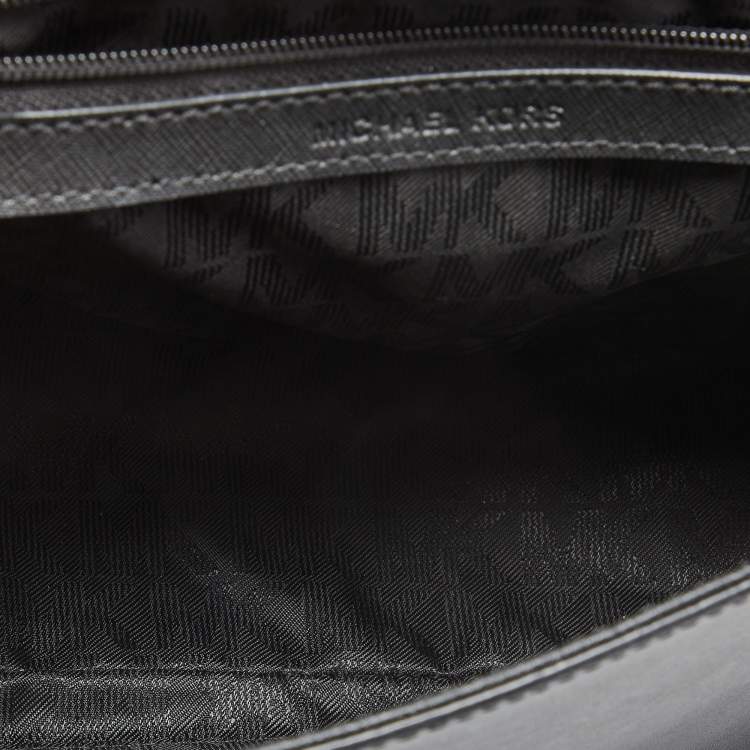 Pre Owned Michael Kors Black Leather Small Ava Top Handle Bag