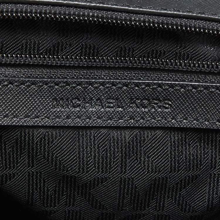 Pre Owned Michael Kors Black Leather Small Ava Top Handle Bag