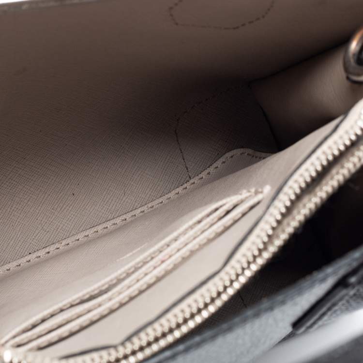 Pre Owned Michael Kors Black Leather Mini Mercer Satchel