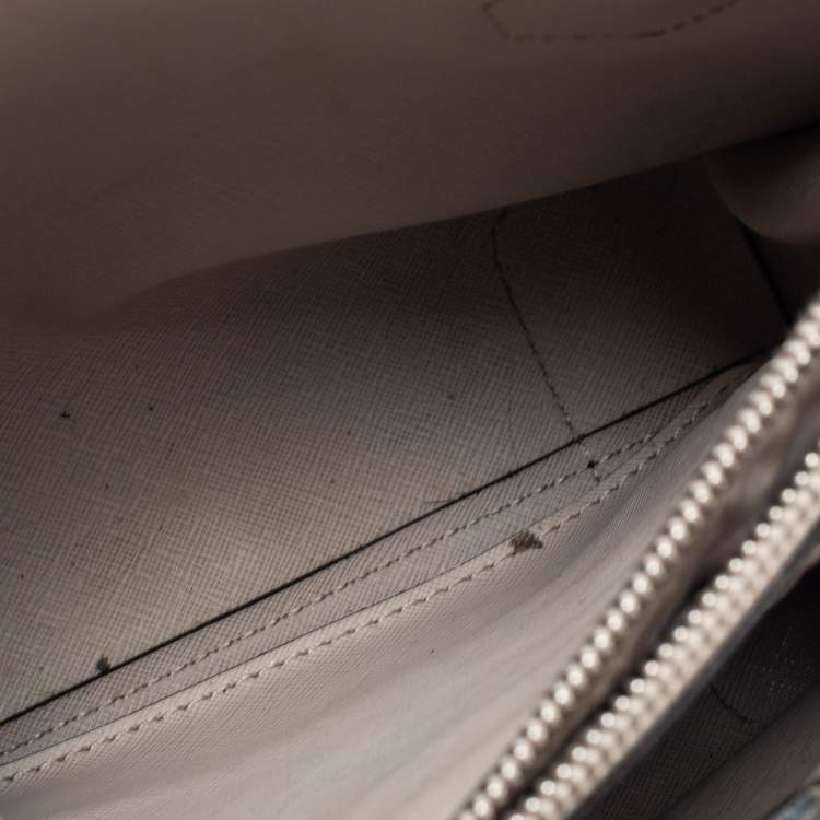 Pre Owned Michael Kors Black Leather Mini Mercer Satchel