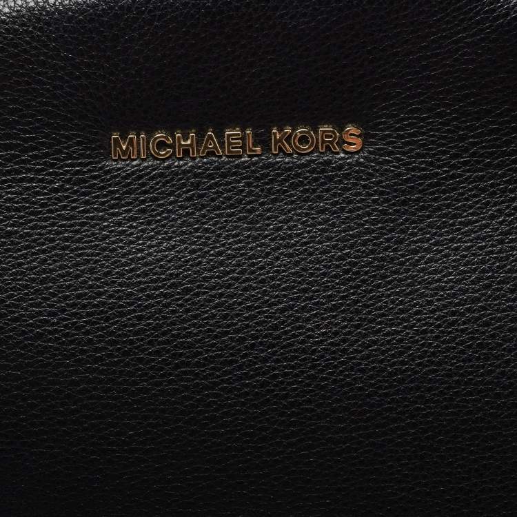 Pre Owned Michael Kors Black Leather Ginny Crossbody Bag