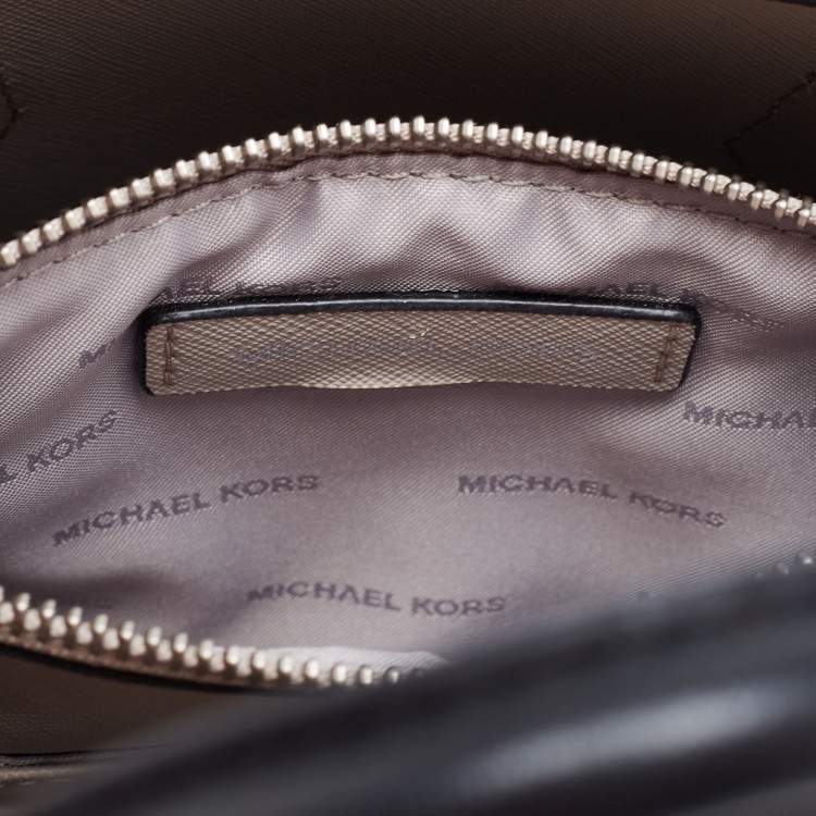 Pre Owned Michael Kors Black Studded Leather Small Mercer Tote