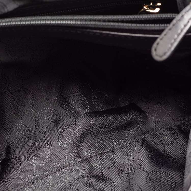 Pre Owned Michael Kors Black Leather Large Sloan Shoulder Bag