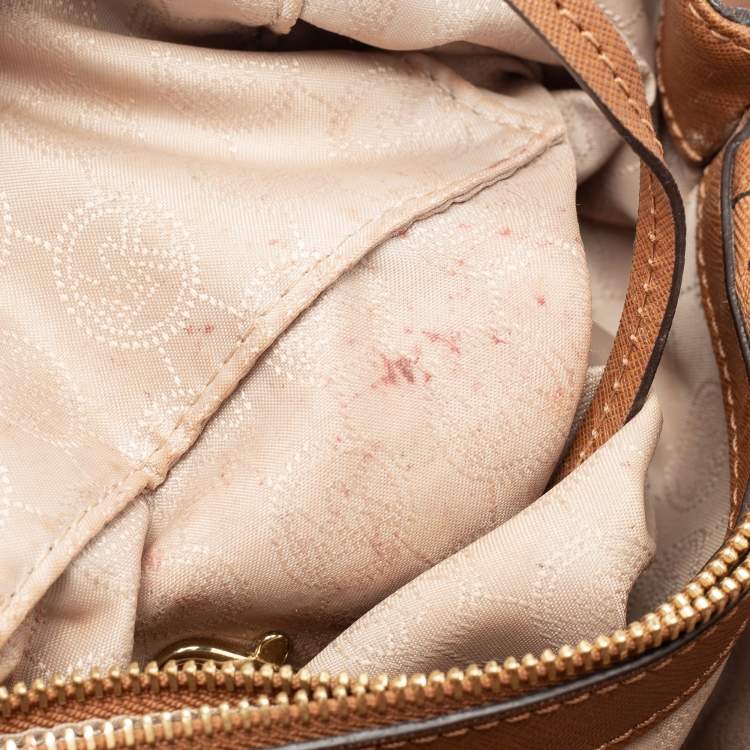 Pre Owned MICHAEL Michael Kors Brown Saffiano Leather Medium Cynthia Tote