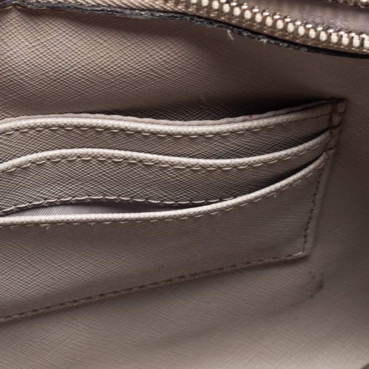 مملوكة مسبقًا Michael Kors Blue Croc Embossed Leather Mini Mercer Tote