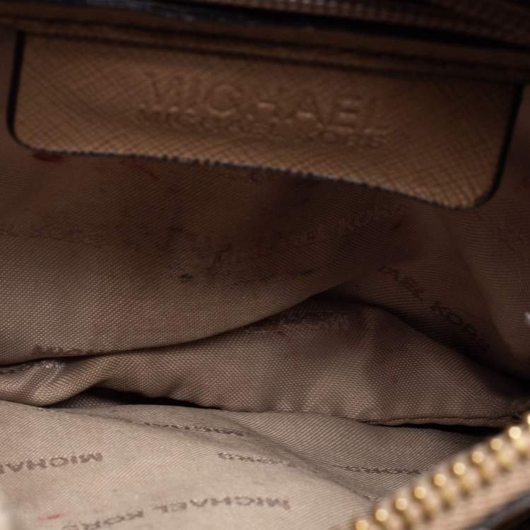 Pre Owned MICHAEL Michael Kors Brown Leather Mini Mercer Tote