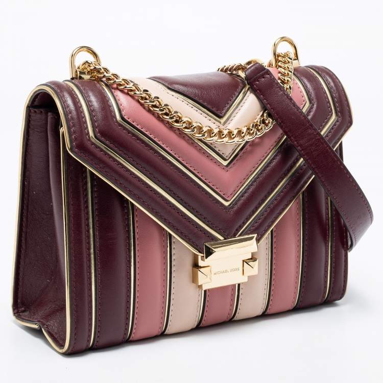 Pre Owned Michael Kors Multicolor Quilted Leather Whitney Shoulder Bag