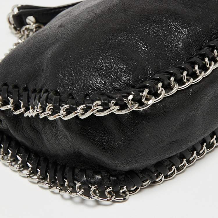 Pre Owned Michael Kors Black Leather Chelsea Shoulder Bag