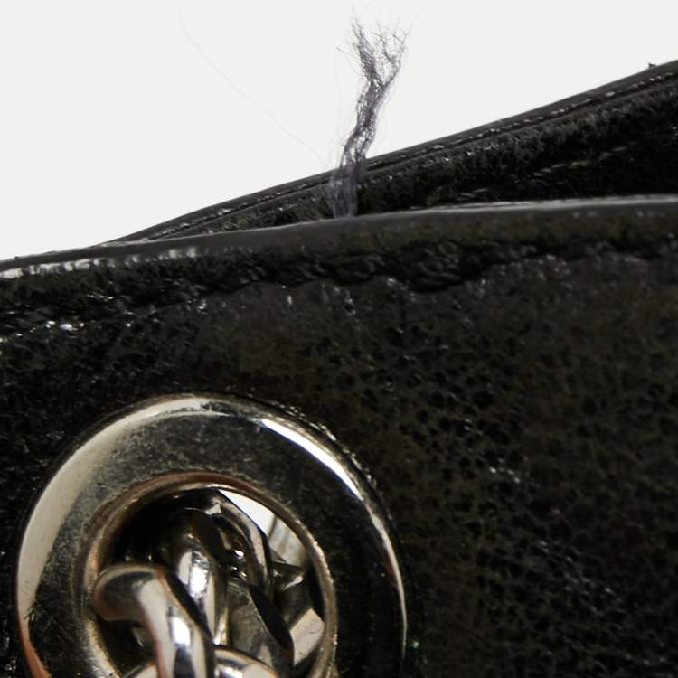 Pre Owned Michael Kors Black Leather Chelsea Shoulder Bag