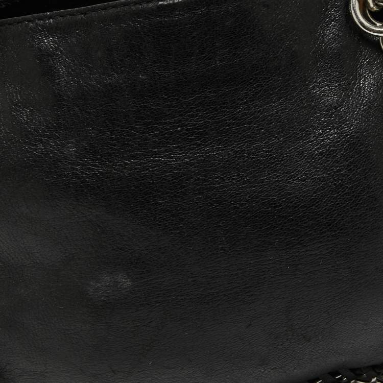 Pre Owned Michael Kors Black Leather Chelsea Shoulder Bag