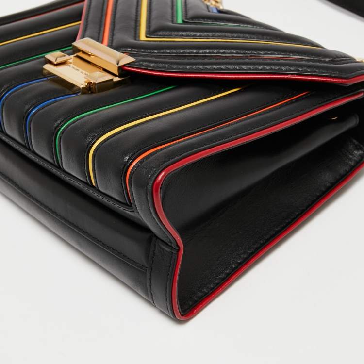 Pre Owned Michael Kors Black Leather Whitney Crossbody Bag