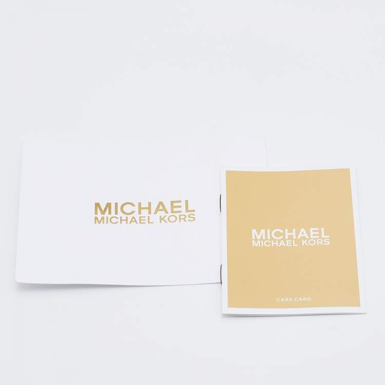 Pre Owned Michael Kors Silver Leather Jessa Convertible Backpack