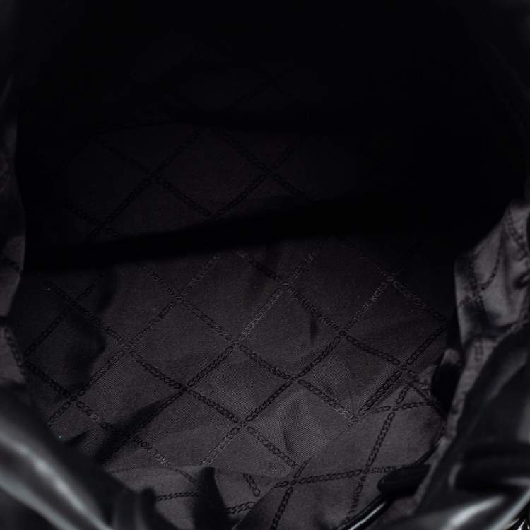 Pre Owned Michael Kors Black Leather Nola Shoulder Bag