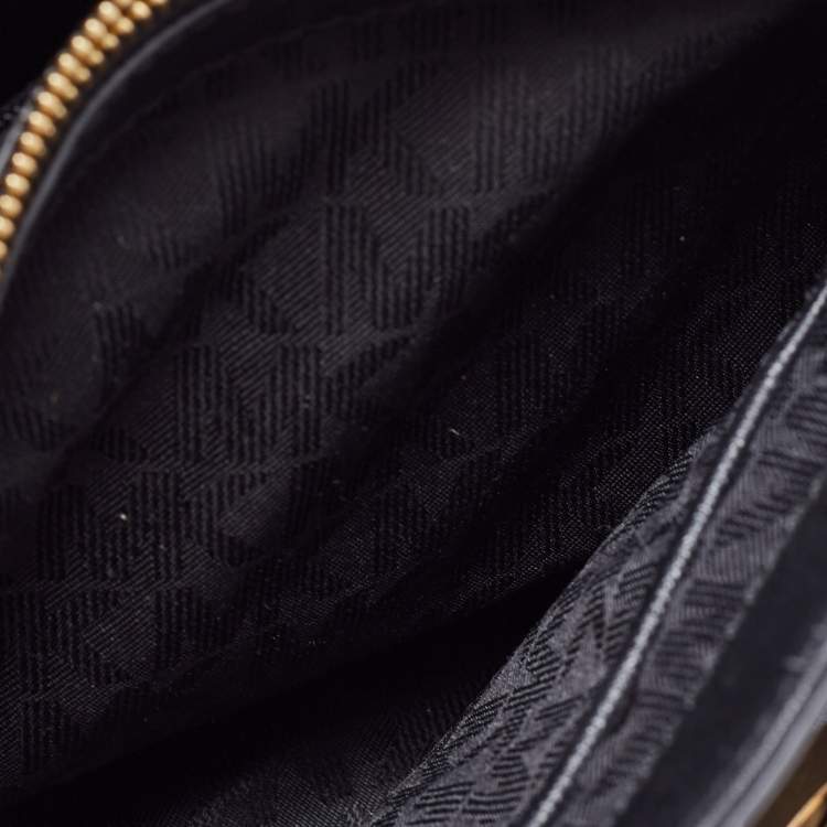 مملوكة مسبقًا MICHAEL Michael Kors Black Leather Small Cynthia Tote