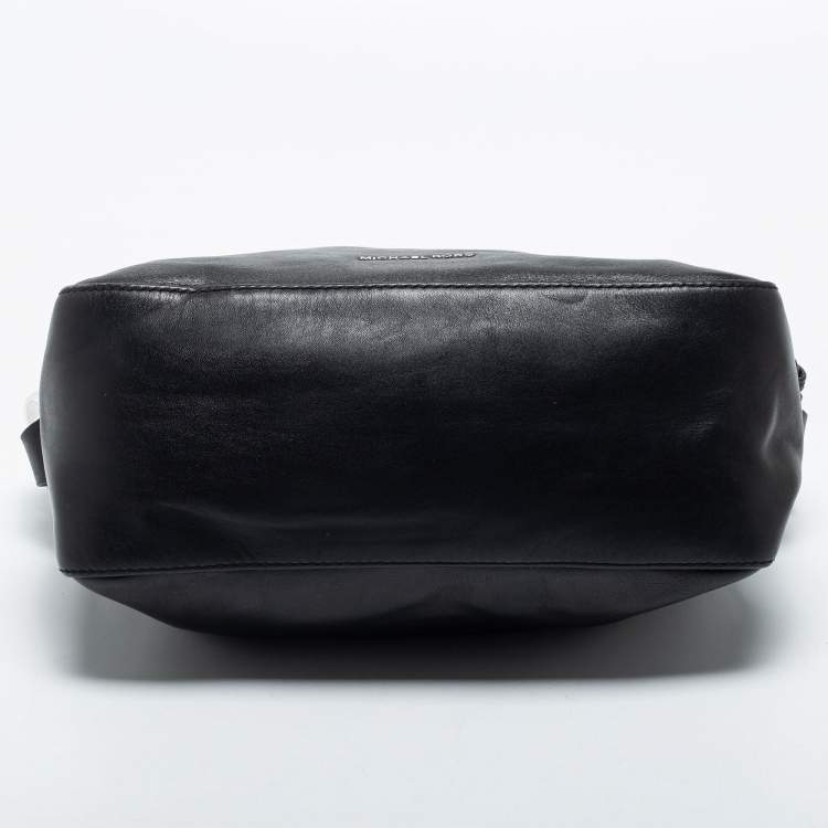 Pre Owned Michael Kors Black Leather Medium Grand Shoulder Bag