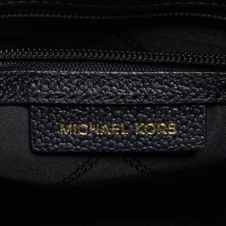 Pre Owned Michael Kors Black Leather Arielle Tote