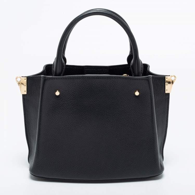 Pre Owned Michael Kors Black Leather Arielle Tote