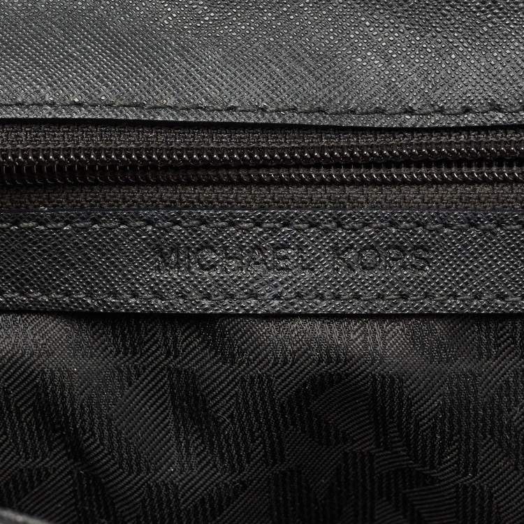 Pre Owned Michael Kors Black Leather Small Ava Top Handle Bag