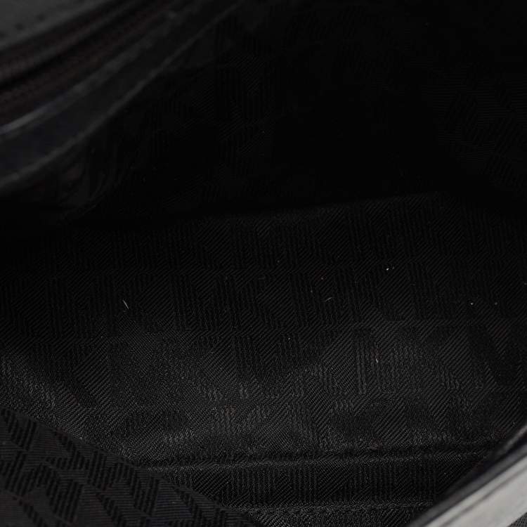 Pre Owned Michael Kors Black Leather Small Ava Top Handle Bag