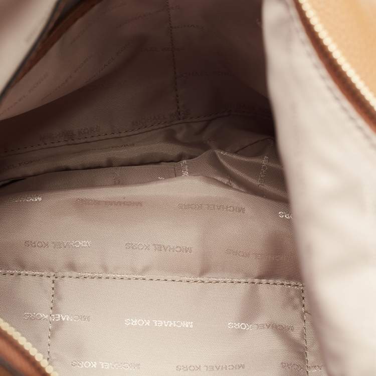 مملوكة مسبقًا Michael Kors Brown Pebbled Leather Lauryn Hobo