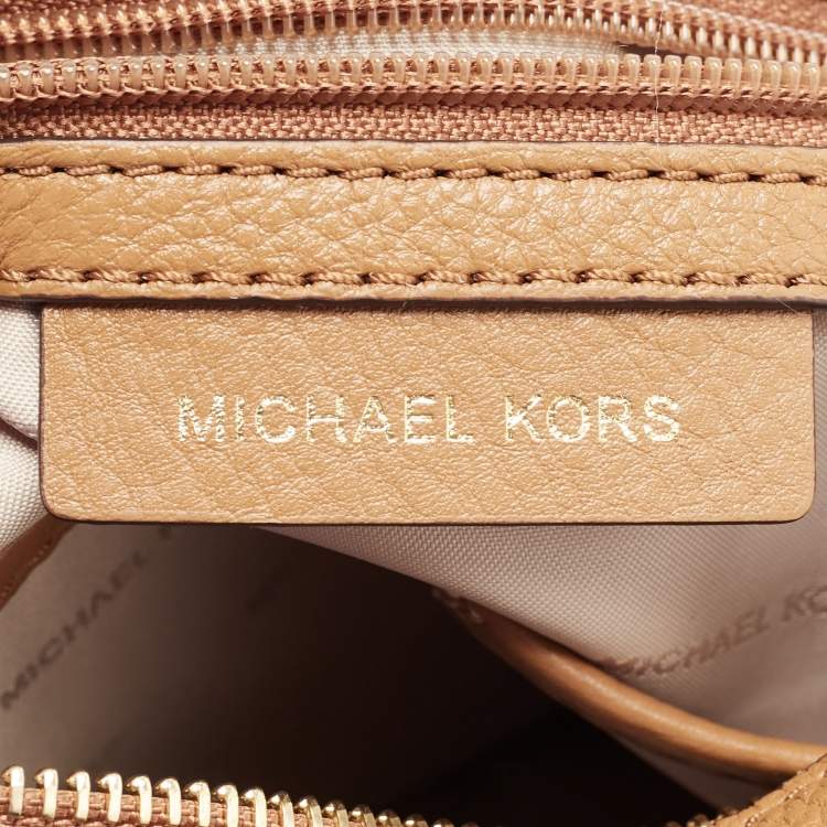 مملوكة مسبقًا Michael Kors Brown Pebbled Leather Lauryn Hobo