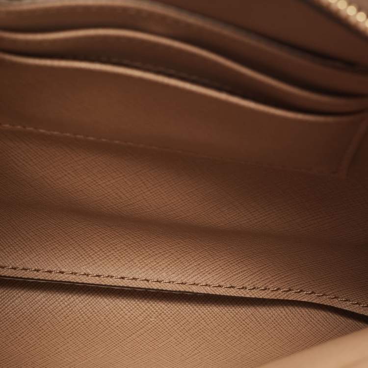 Pre Owned Michael Kors Dusty Pink Studded Leather Mercer Tote