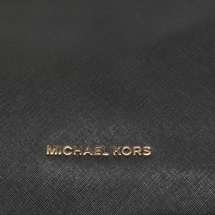 Pre Owned Michael Kors Black Leather Sofia Ballet Shoulder Bag