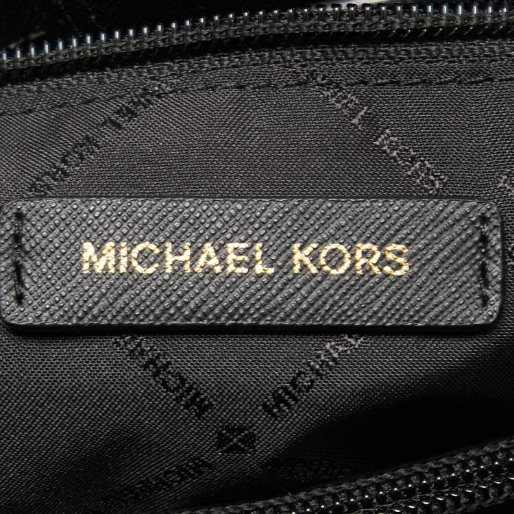 Pre Owned Michael Kors Black Leather Sofia Ballet Shoulder Bag