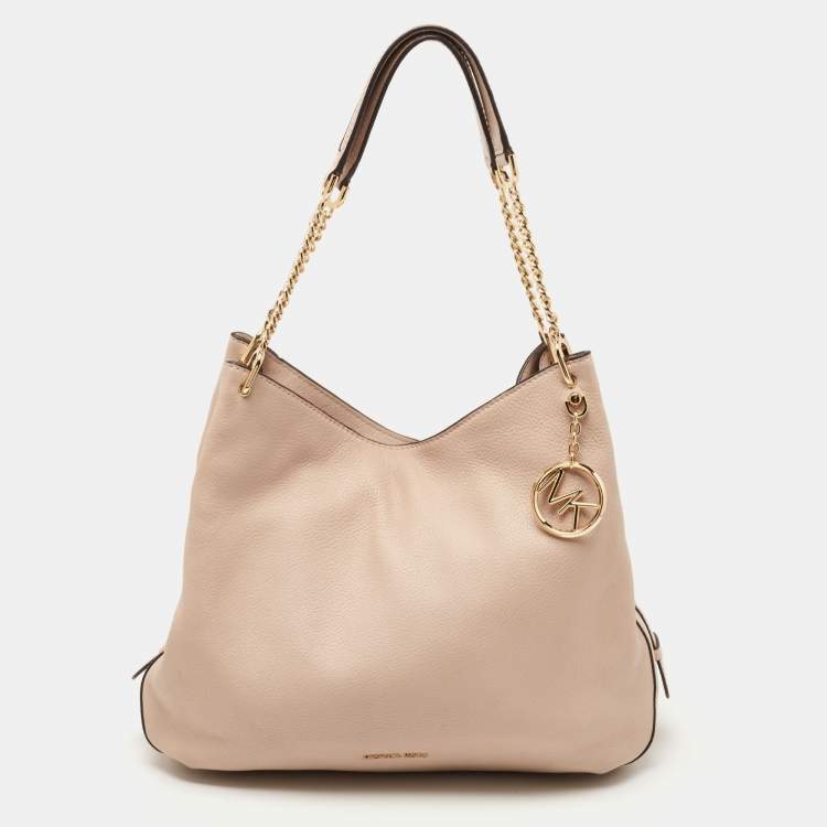 MICHAEL KORS PALE BABY PINK LEATHER TOTE BAG | eBay