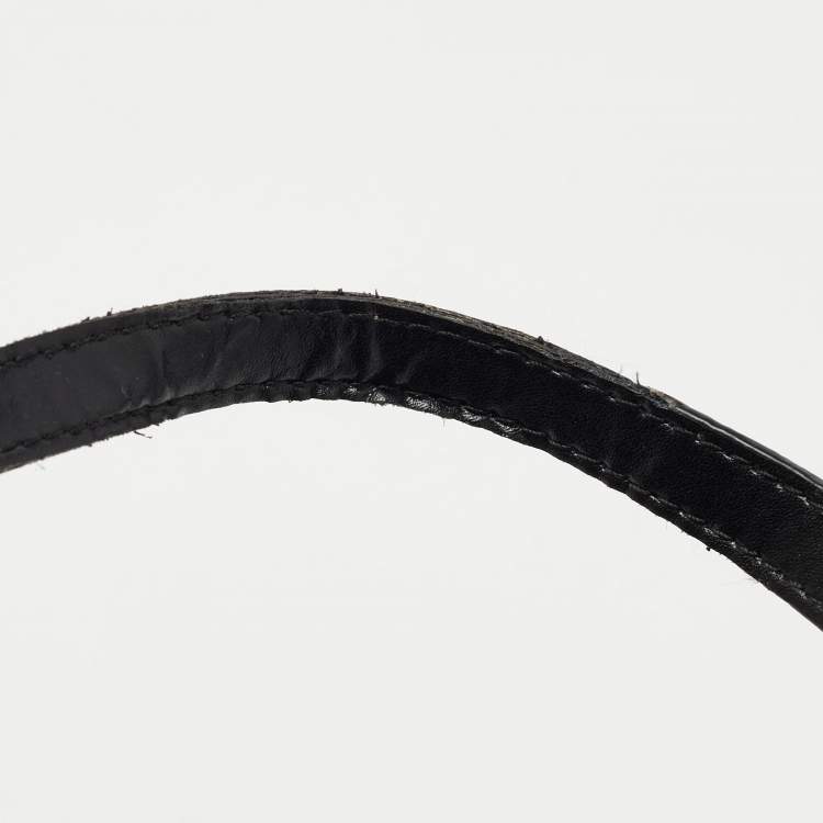 Pre Owned Michael Kors Black Grain Leather Kimberly Tote