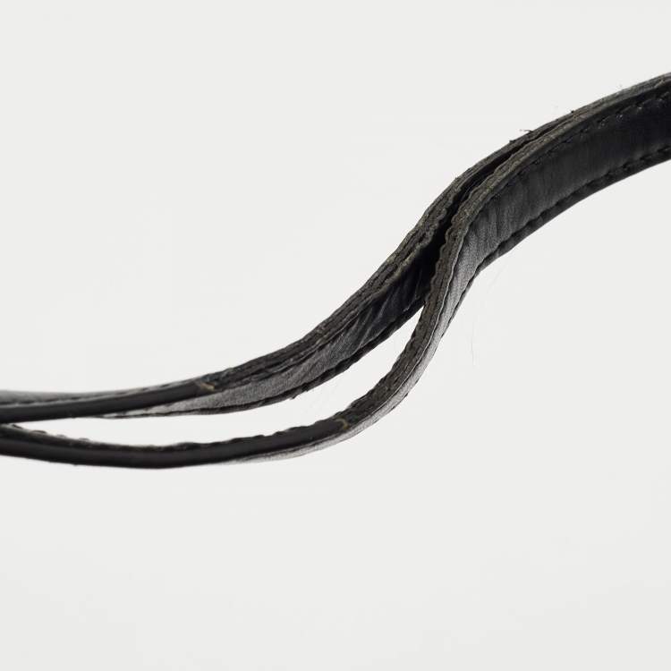 Pre Owned Michael Kors Black Grain Leather Kimberly Tote