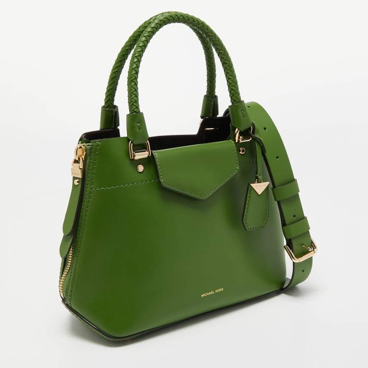 مملوكة مسبقًا Michael Kors Green Leather Blakely Tote