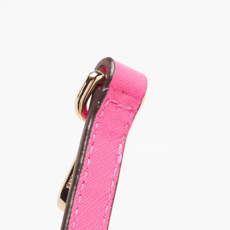 Pre Owned MICHAEL Michael Kors Pink Leather Large Selma Tote