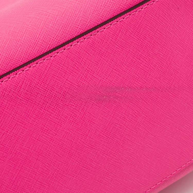 Pre Owned MICHAEL Michael Kors Pink Leather Large Selma Tote