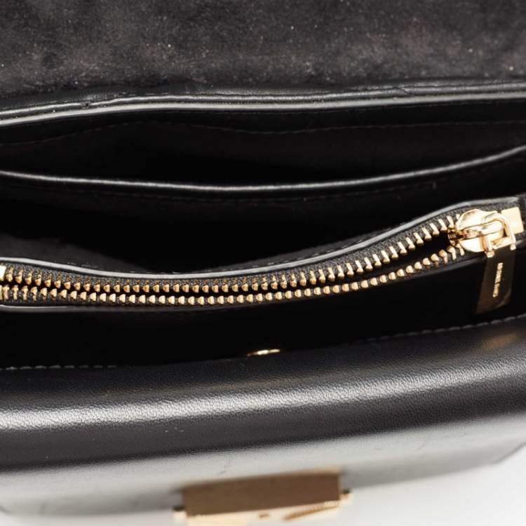 Pre Owned Michael Kors Black Quilted Leather Medium Cece Shoulder Bag