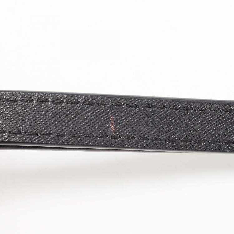 Pre Owned MICHAEL Michael Kors Black Leather Medium Selma Crossbody Bag