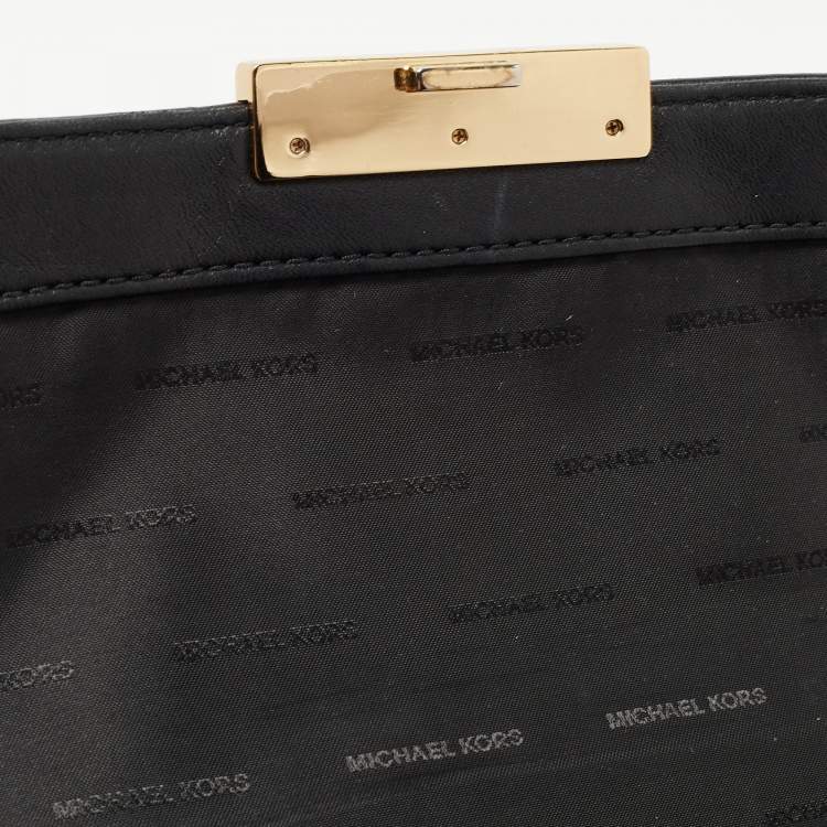 Pre Owned Michael Kors Black Quilted Leather Large Sloan Shoulder Bag