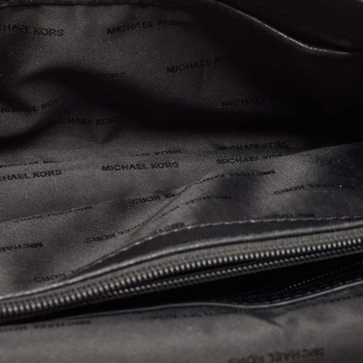 Pre Owned Michael Kors Black Quilted Leather Large Sloan Shoulder Bag