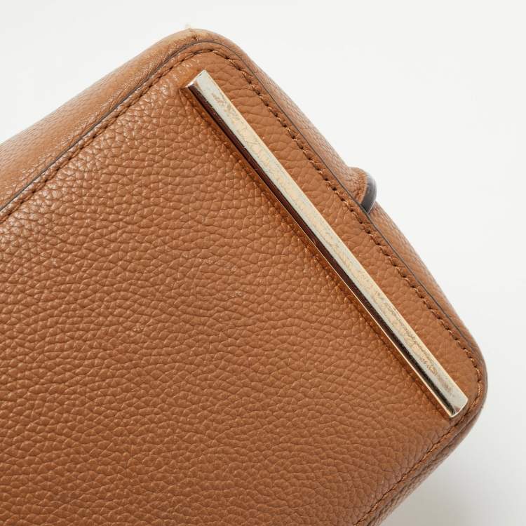 Pre Owned Michael Kors Brown Leather Ana Tote