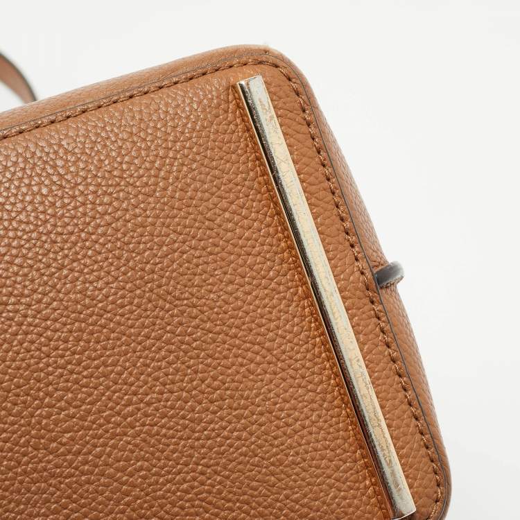 Pre Owned Michael Kors Brown Leather Ana Tote