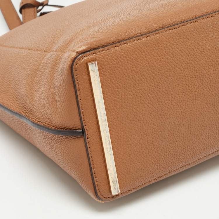 Pre Owned Michael Kors Brown Leather Ana Tote