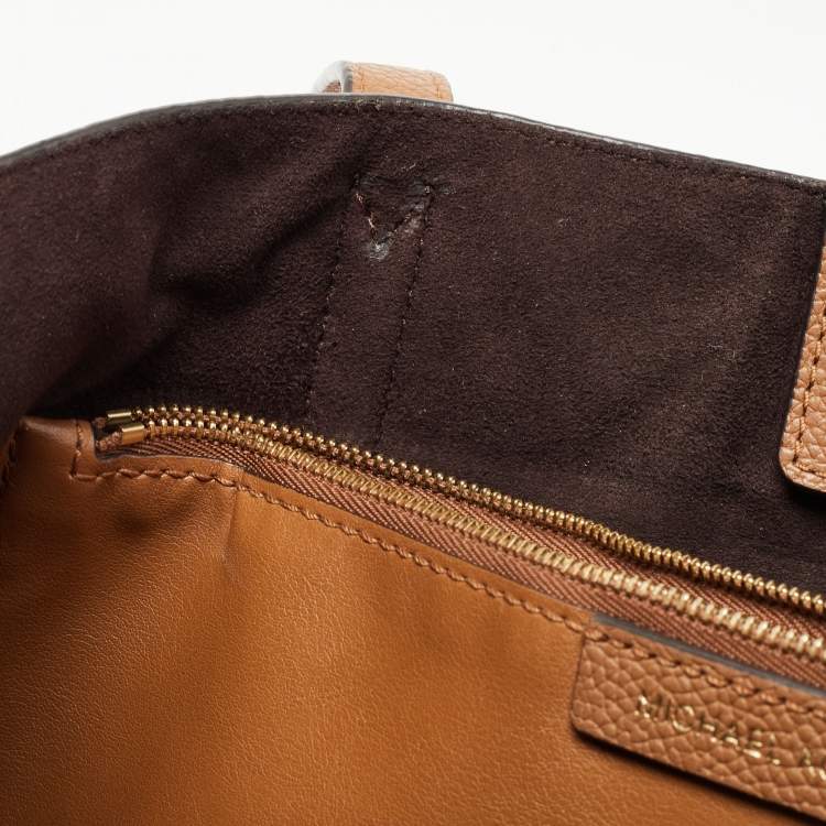 Pre Owned Michael Kors Brown Leather Ana Tote
