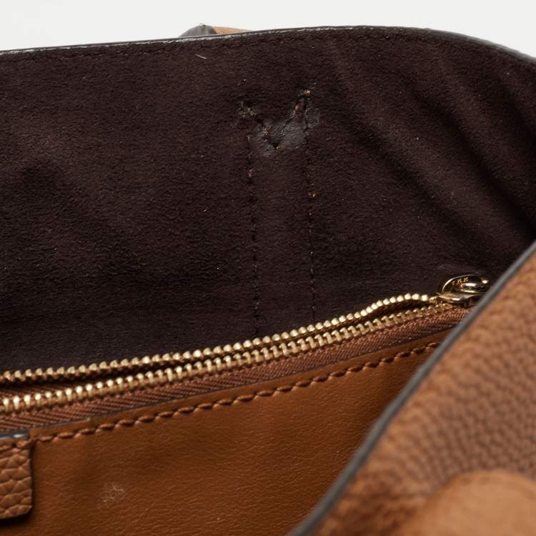 Pre Owned Michael Kors Brown Leather Ana Tote