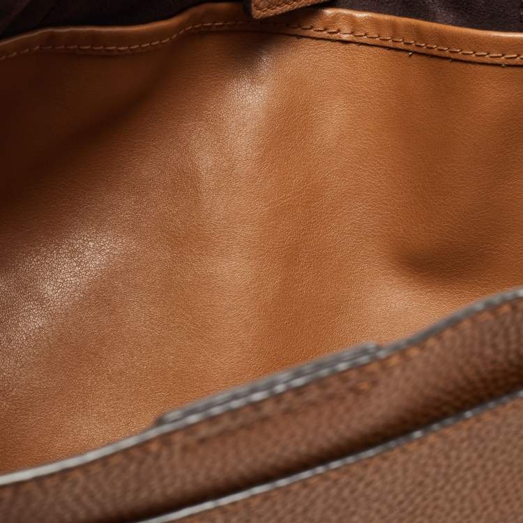 Pre Owned Michael Kors Brown Leather Ana Tote