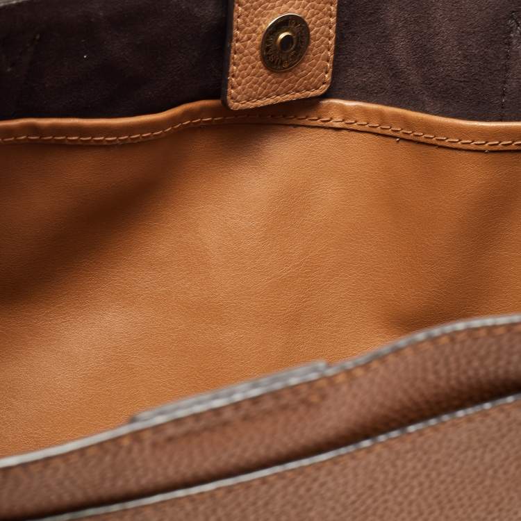 Pre Owned Michael Kors Brown Leather Ana Tote