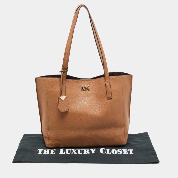 Pre Owned Michael Kors Brown Leather Ana Tote